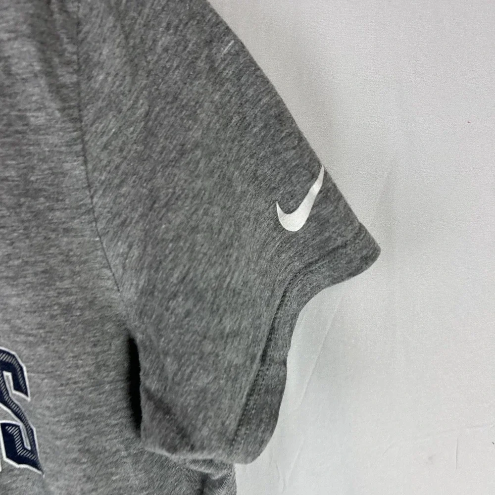 Nike‎ Top Womens Large Slim Gray T-Shirt NFL Patriots Super Bowl Championship